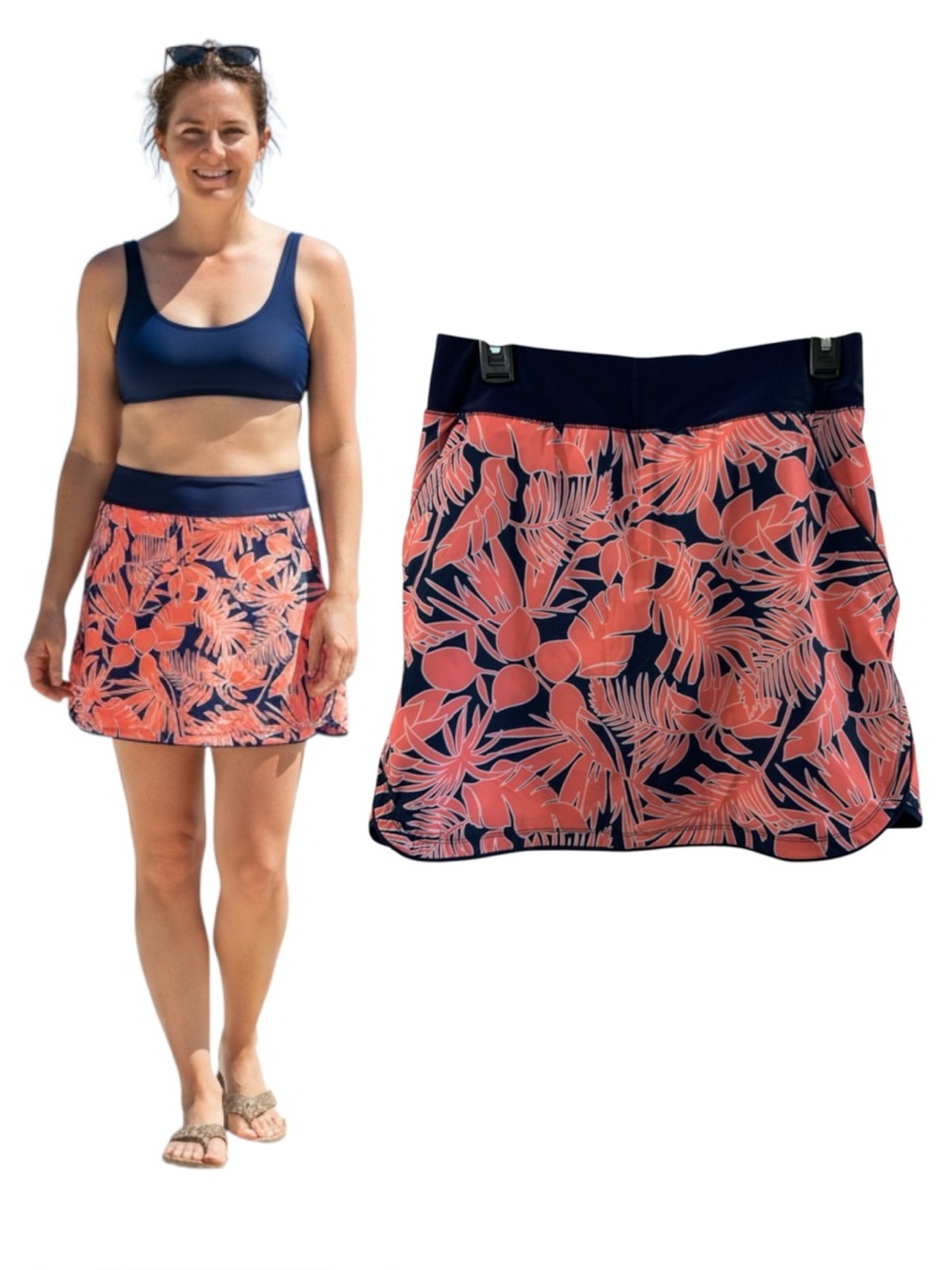 Lands End Swim Skort Size 6
